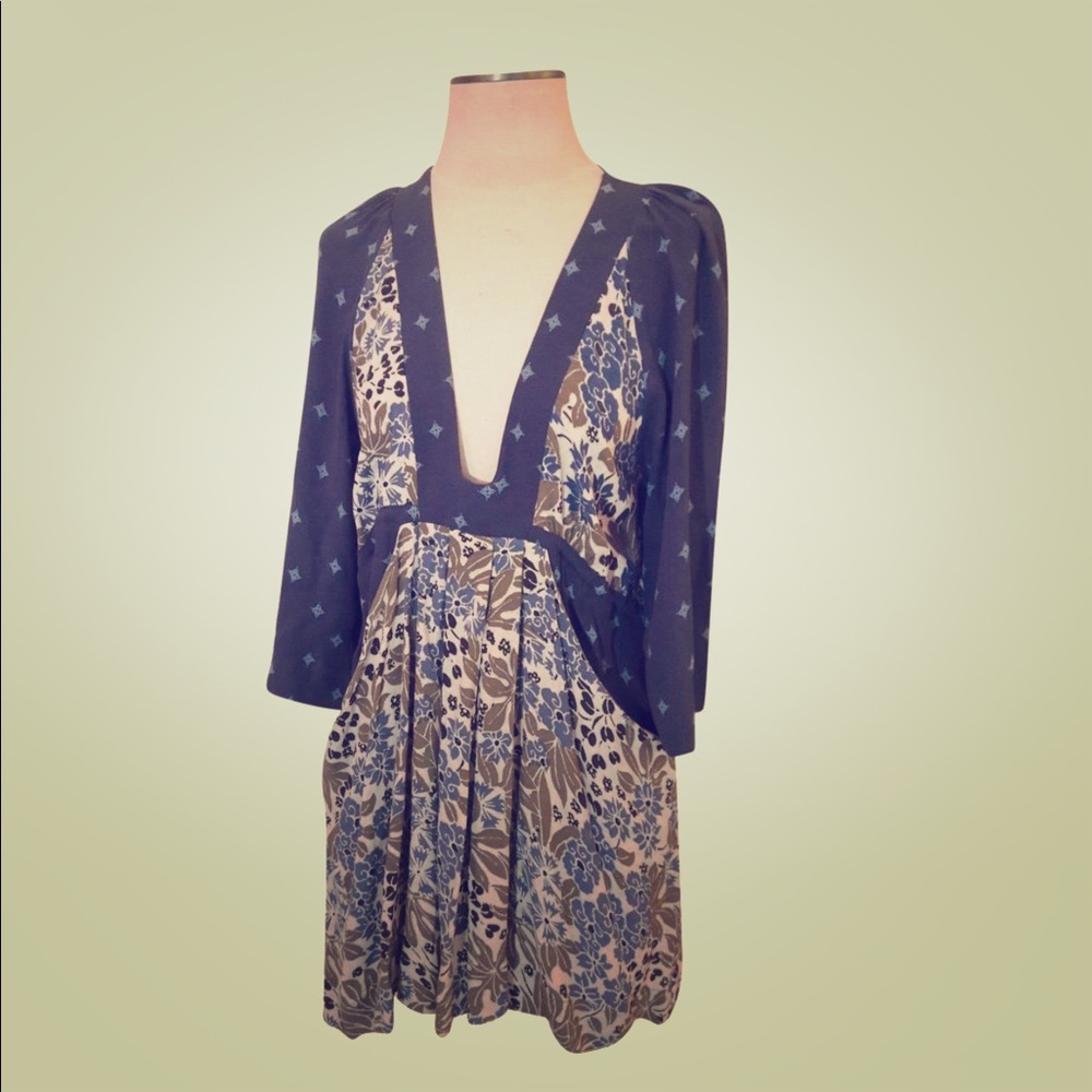 Free people Boho Printed Mini Dress
